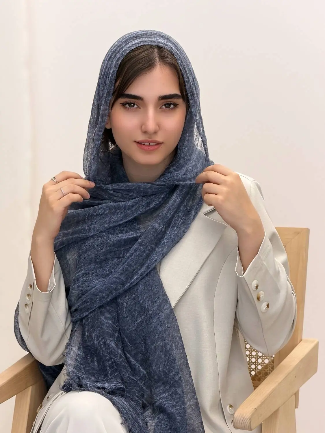 4509-شال کنفی بارلین
